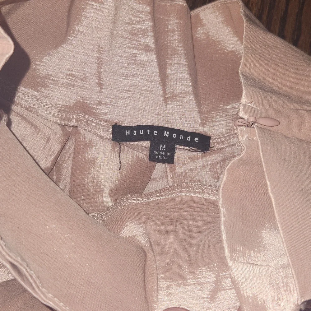 Haute Monde Blush High-Low Skirt - Picture 2 of 7